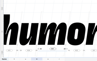 FontLab screenshot 1