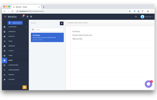 Workice CRM screenshot 2