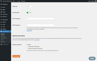 WP Mail SMTP screenshot 2