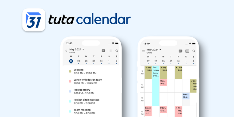 Tuta unveils stand-alone calendar app with enhanced features and strong privacy measures image