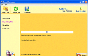 Kernel for Access Repair screenshot 1