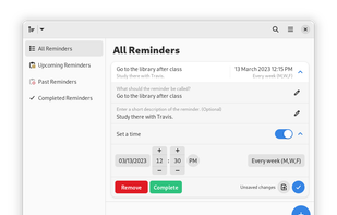 Reminders screenshot 1