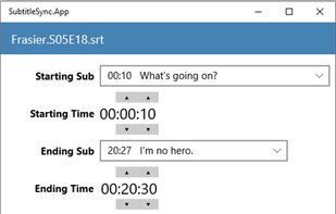 SubtitleSync screenshot 1