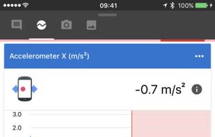 Google Science Journal screenshot 2
