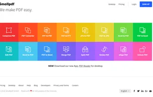 Smallpdf Homepage 