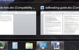 Windows 7 taskbar