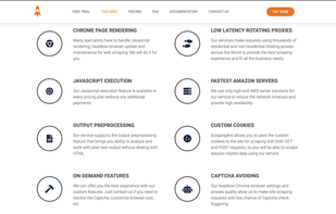 ScrapingAnt features list