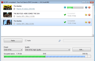 Free YouTube to DVD Converter screenshot 1