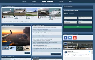 Airliners.net screenshot 1
