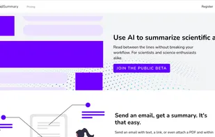 SciSummary screenshot 1