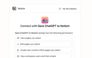 Save ChatGPT to Notion screenshot 2