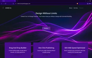 Sample Site created and made live by PhotonPages