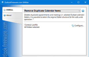 Remove Duplicate Calendar Items screenshot 1
