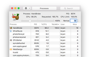 CPUSetter screenshot 1