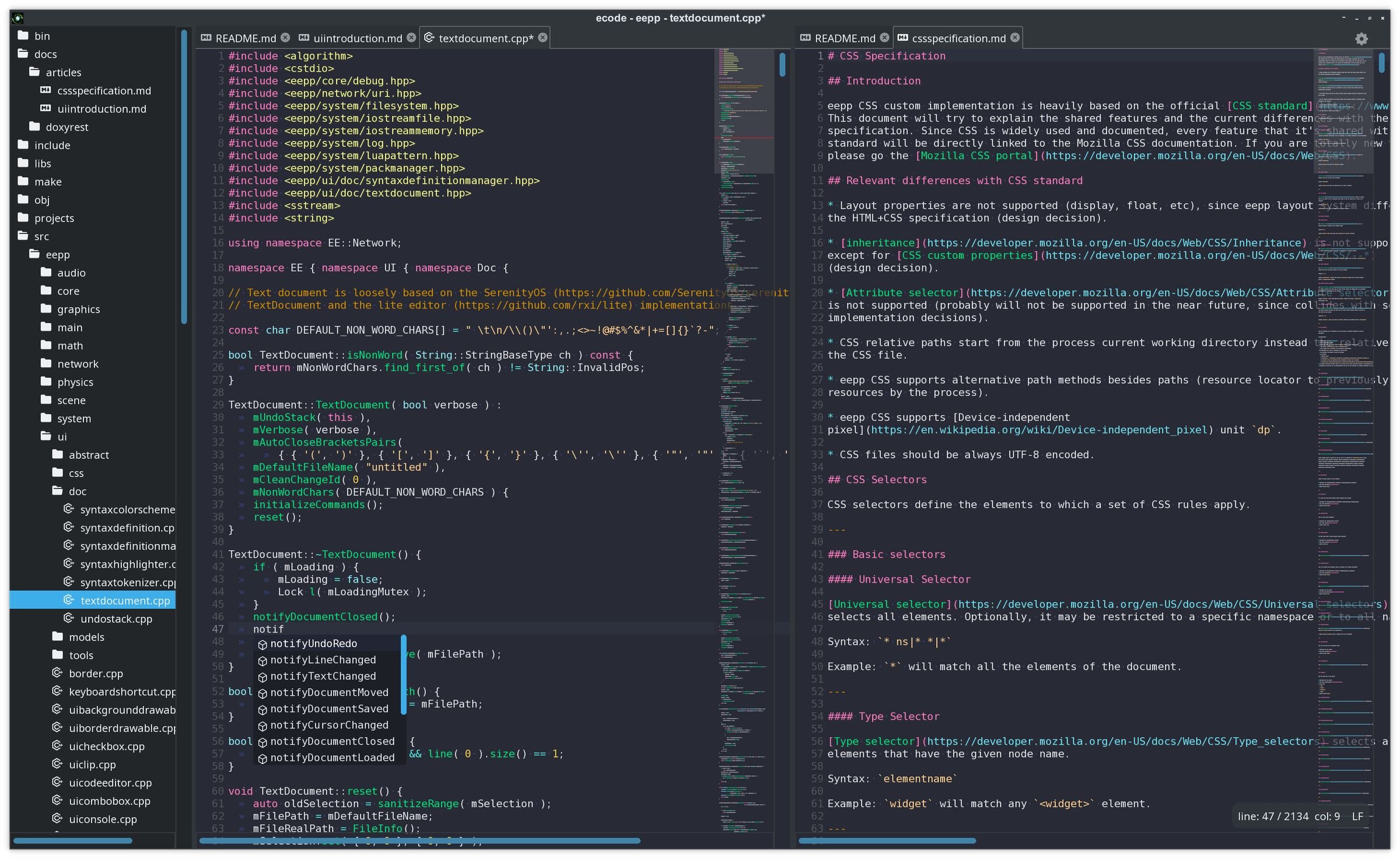 ecode: Lightweight multi-platform code editor designed for modern ...