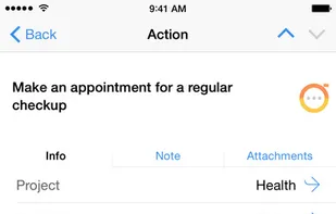 Adding a task in iOS