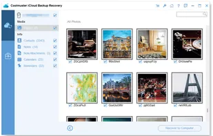 Coolmuster iCloud Backup Recovery screenshot 1