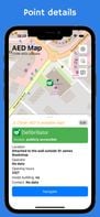 OpenAEDMap screenshot 1