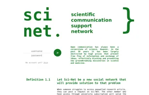 Sci-Net screenshot 1