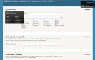 WhatFont screenshot 1