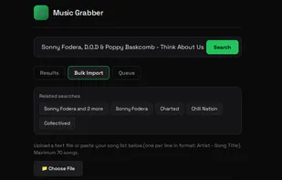 MusicGrabber screenshot 1