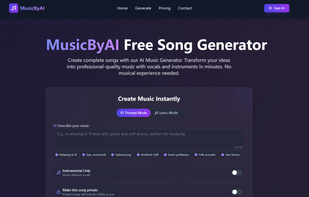 MusicByAI screenshot 1