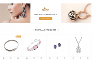 JewelUX Jewelry WordPress Theme screenshot 1