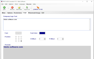 PDF to EXE Converter screenshot 2