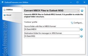Convert MBOX Files to Outlook MSG screenshot 1