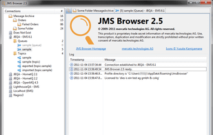 JMS Browser screenshot 1