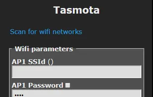 Configuration - Wifi parameters