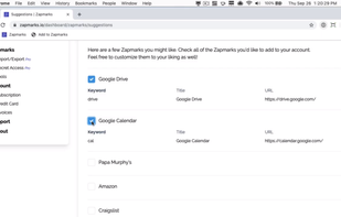 Zapmarks screenshot 1