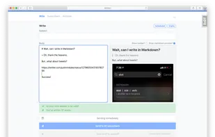 Buttondown screenshot 1