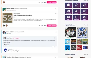 Podchaser screenshot 1