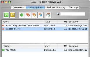Juice screenshot 2