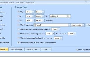 Puran Shutdown Timer screenshot 1