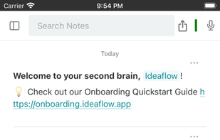 Ideaflow screenshot 1