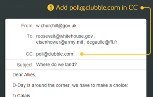 E-mail polls by Clubble screenshot 1