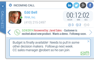Callinize screenshot 2