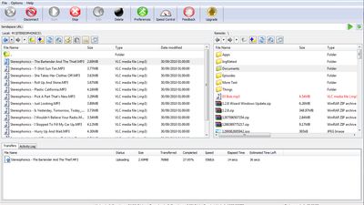 SendSpace Wizard on Windows