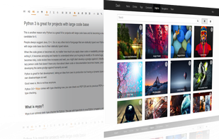 GoNevis.com Editor and File Manager look.