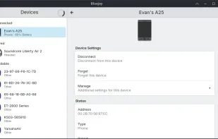 Bluejay Bluetooth Manager screenshot 1