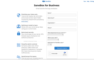SaneBox screenshot 2