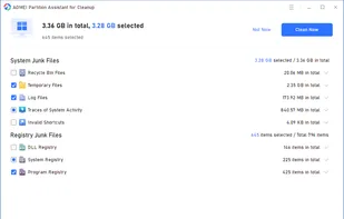 Aomei Partition Assistant for Cleanup screenshot 1