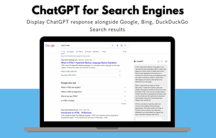 ChatGPT for Search Engines screenshot 1