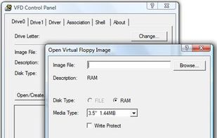 Virtual Floppy Drive screenshot 1