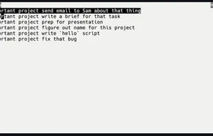 Fuzzynote screenshot 1