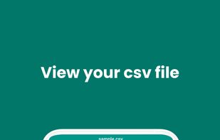 Smart CSV Viewer: Smart Tables screenshot 1
