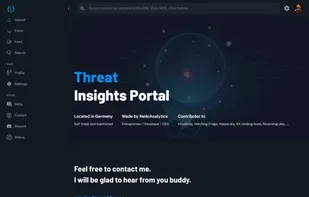 Contact info from the developer