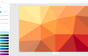 Trianglify screenshot 1